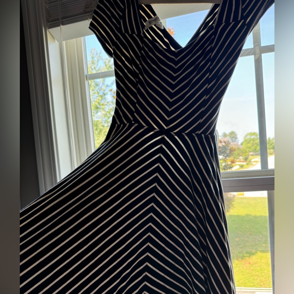 Black and white dress